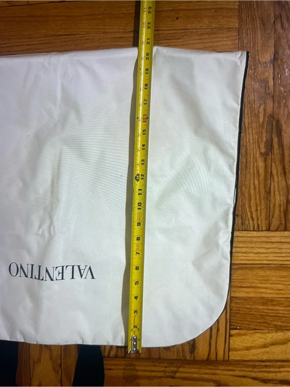 Valentino Cream Travel Tote with Black Handles